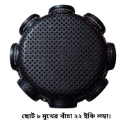 2 পিস  ২২ ইঞ্চি, ৮ মুখের, প্রফেশনাল মাছ ধরার খাঁচ।