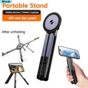 Magnetic Laptop Holder Handheld Selfle Stick Foldable Portable Phone Holder Stand for iPhone ipad Tablet Laptop Multifunctional