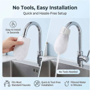 100 Pic CrystalFlow Water Filter Pro With 12 Pcs Hooks